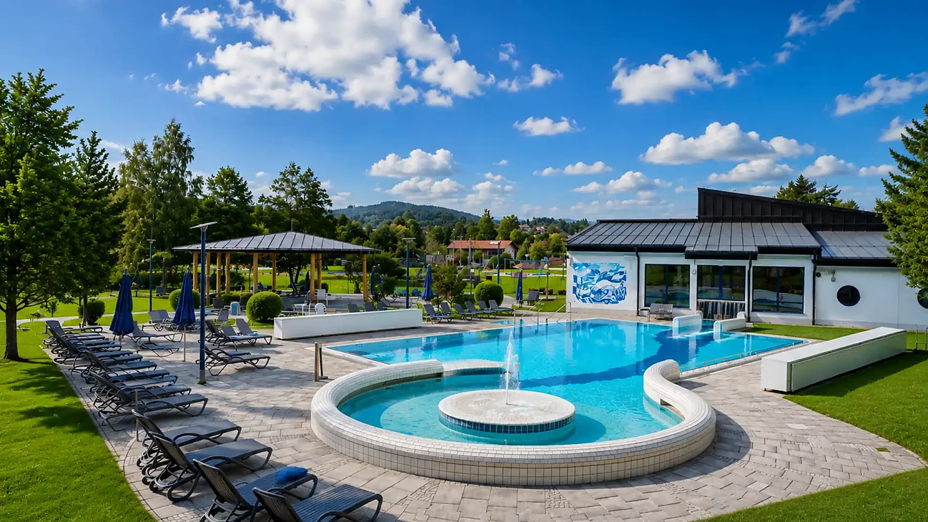 Außenbecken – Wohlfühlen unter freiem Himmel im Zwieseler Erholungsbad
